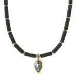 Baxter Moerman 3.34ct Rose-Cut Black Diamond & Onyx Necklace