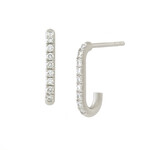 Baxter Moerman Lindsay Link Diamond Earrings