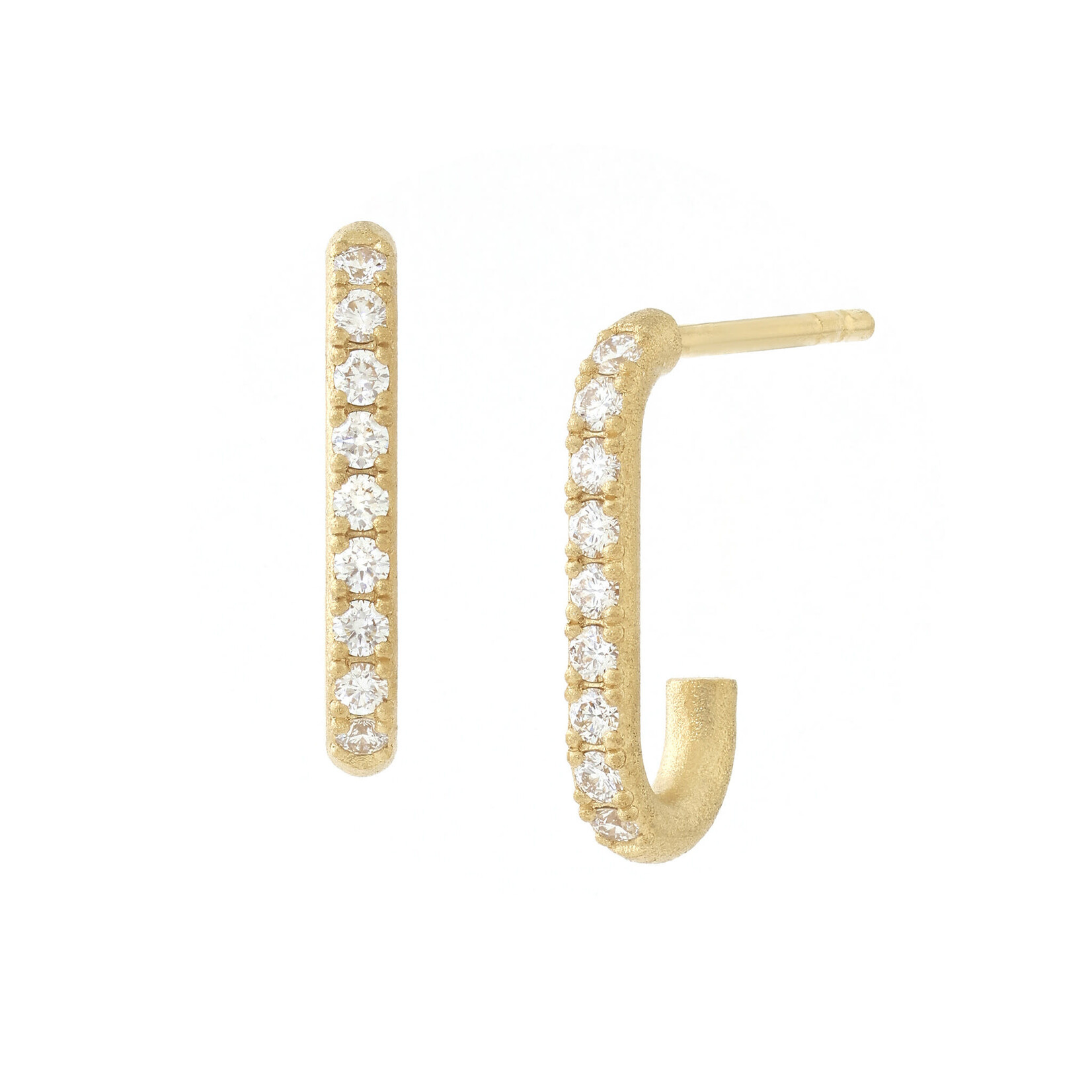 Baxter Moerman Lindsay Link Diamond Earrings