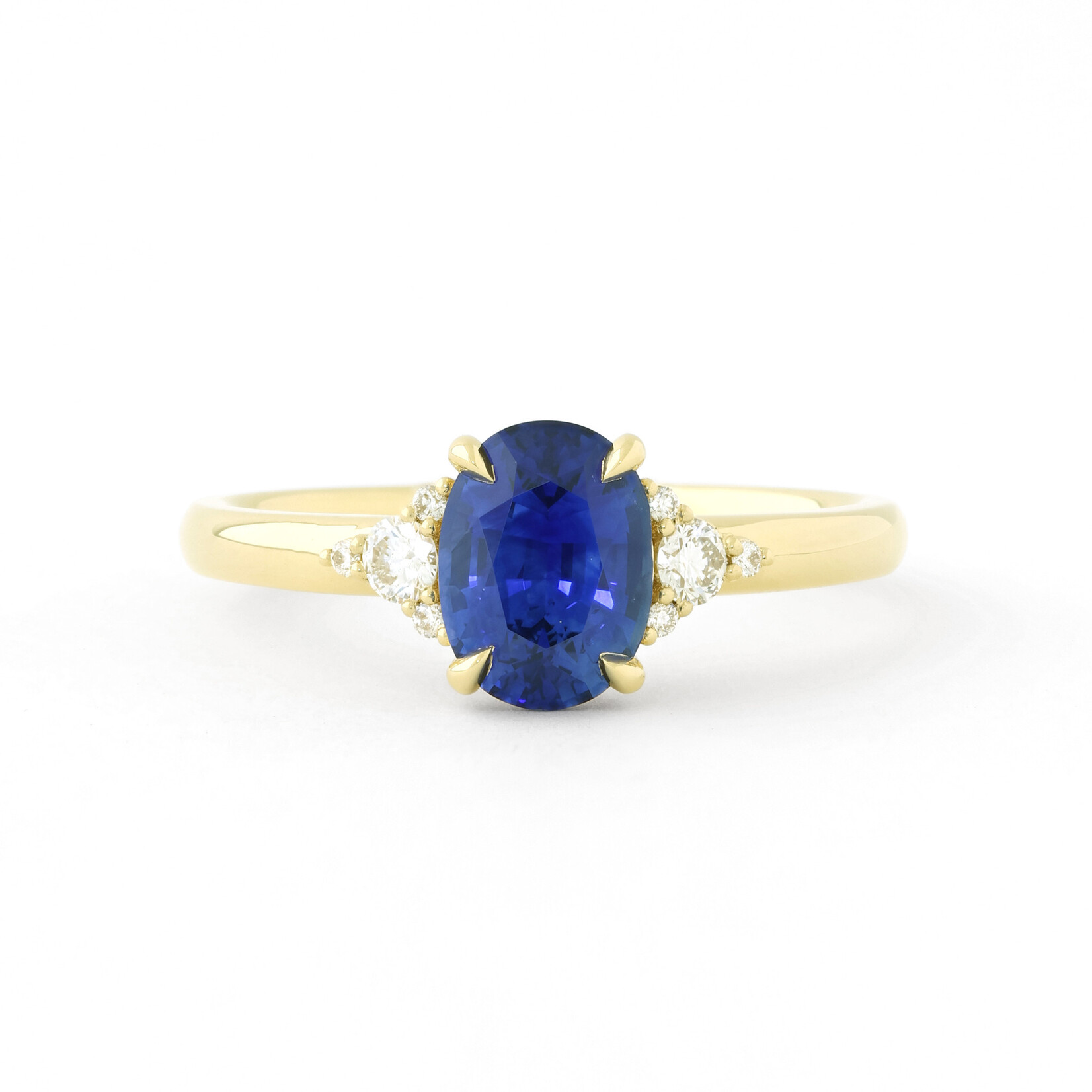 Baxter Moerman Maddie Ring with Blue Sapphire