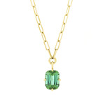 Baxter Moerman Isla Necklace with Blue Green Tourmaline