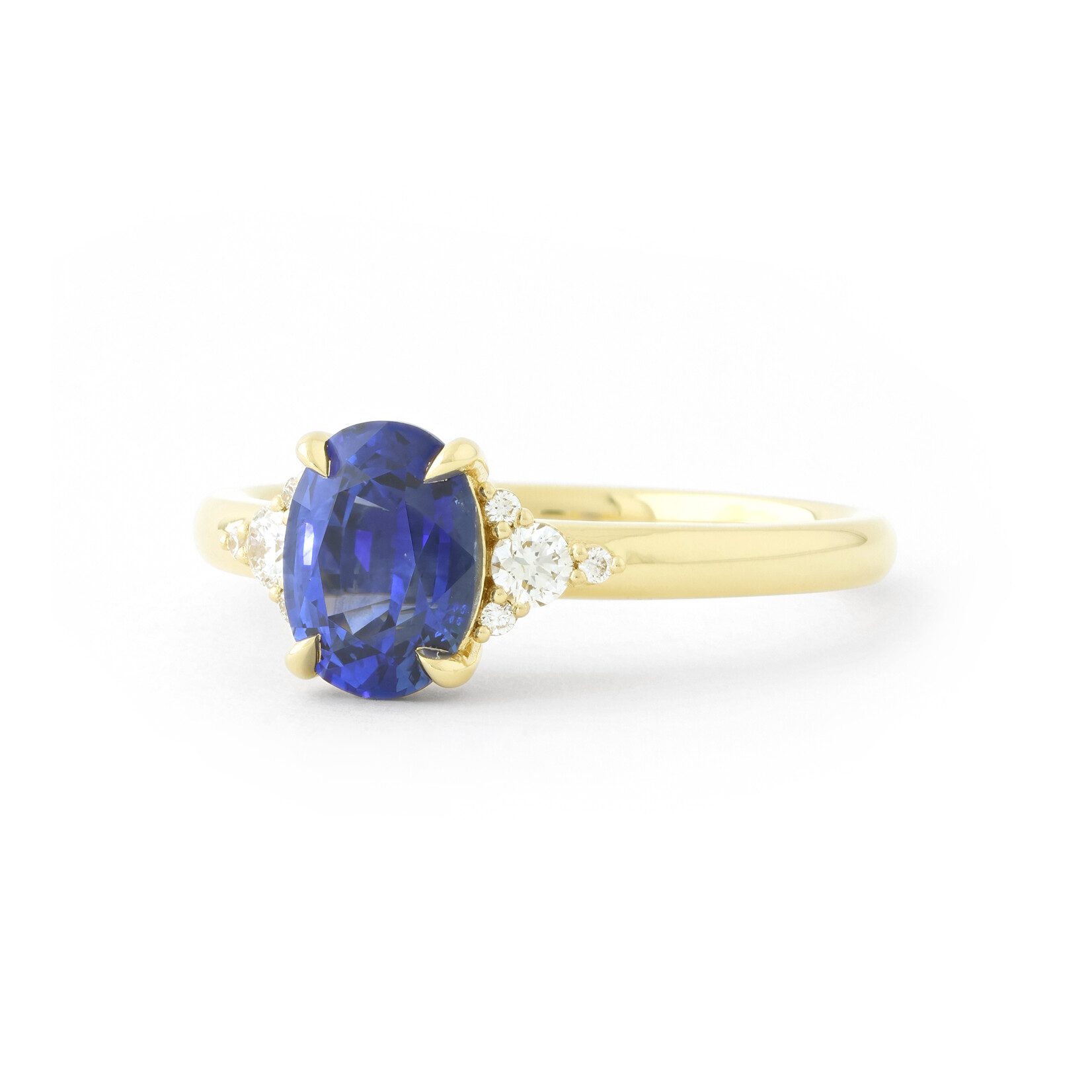 Baxter Moerman Maddie Ring with Blue Sapphire