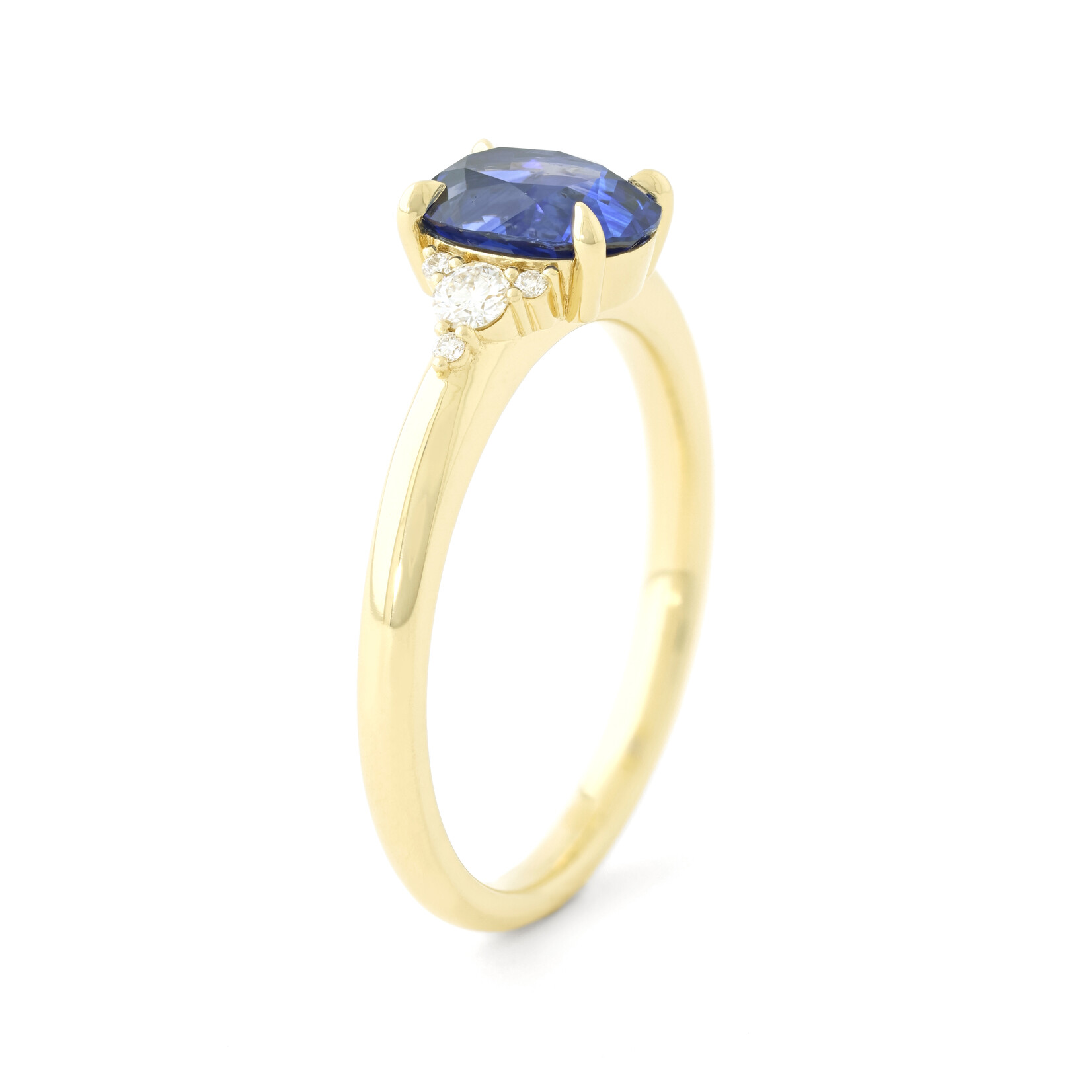 Baxter Moerman Maddie Ring with Blue Sapphire