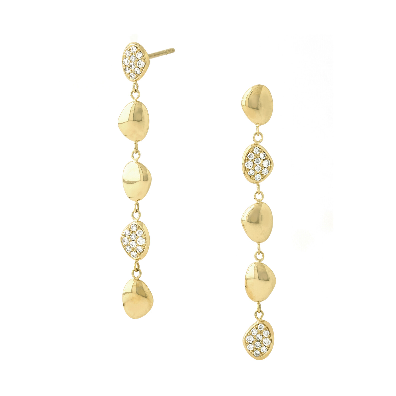 Piedras Diamond Dangle Earrings