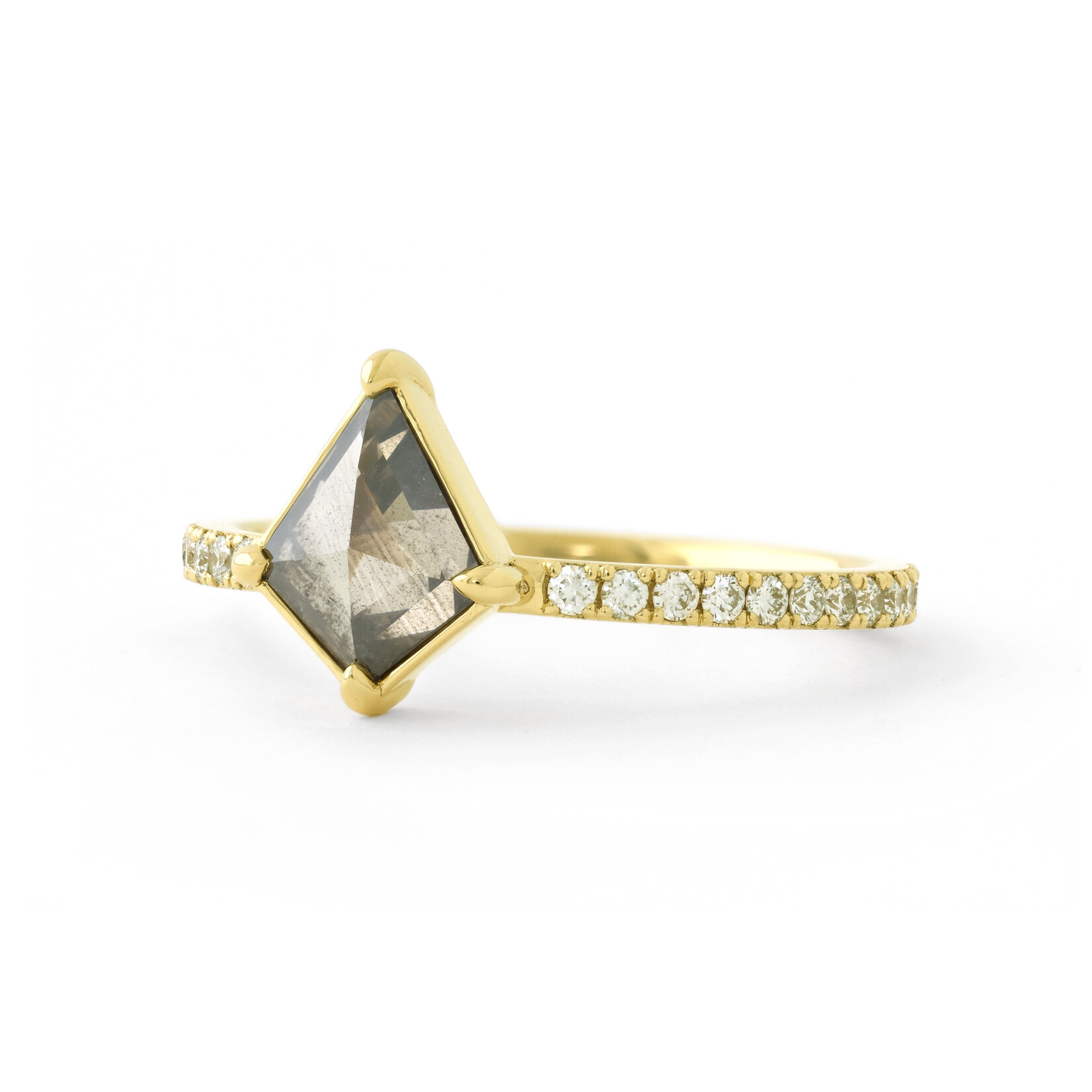 Baxter Moerman Bella Ring with Grey Kite Diamond