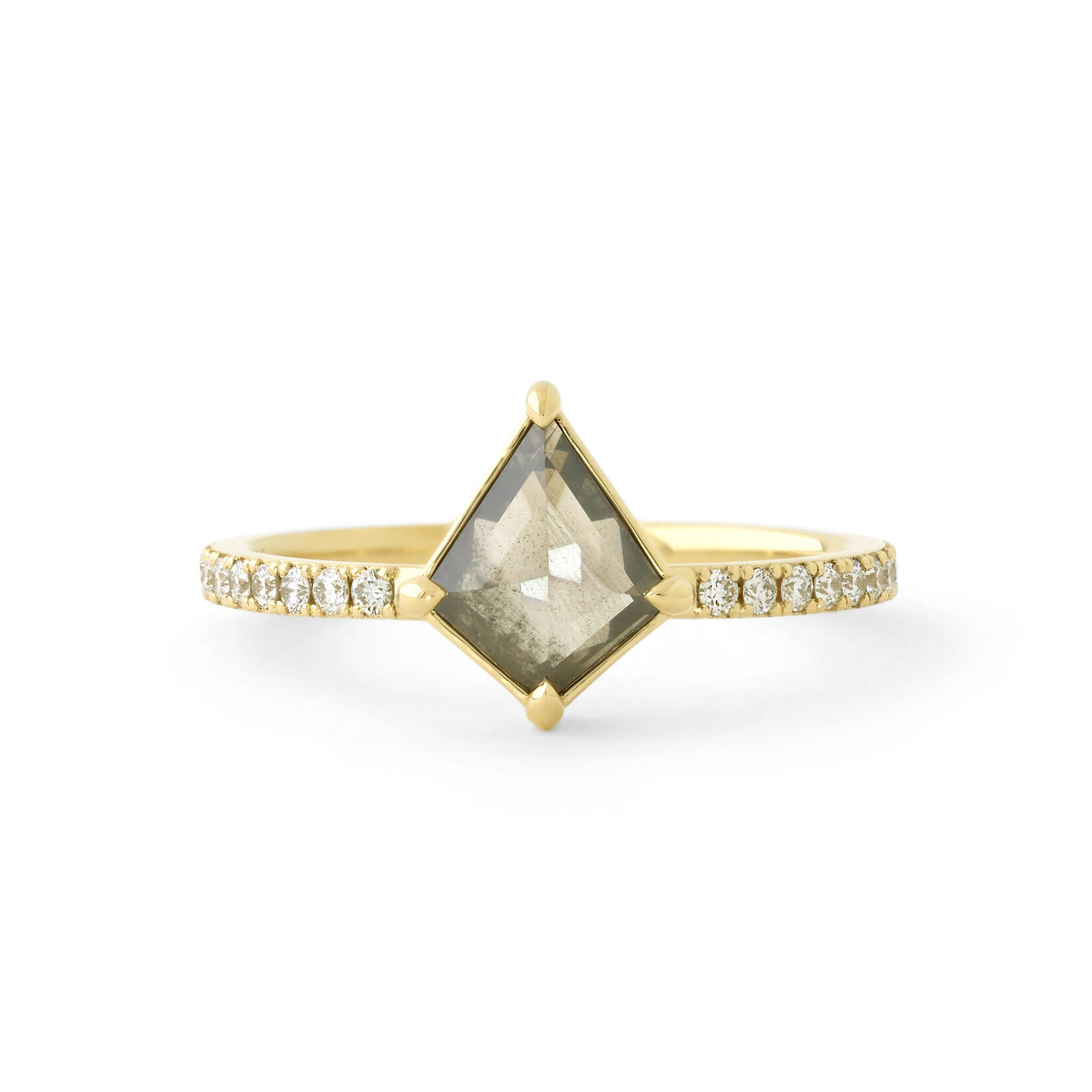Baxter Moerman Bella Ring with Grey Kite Diamond