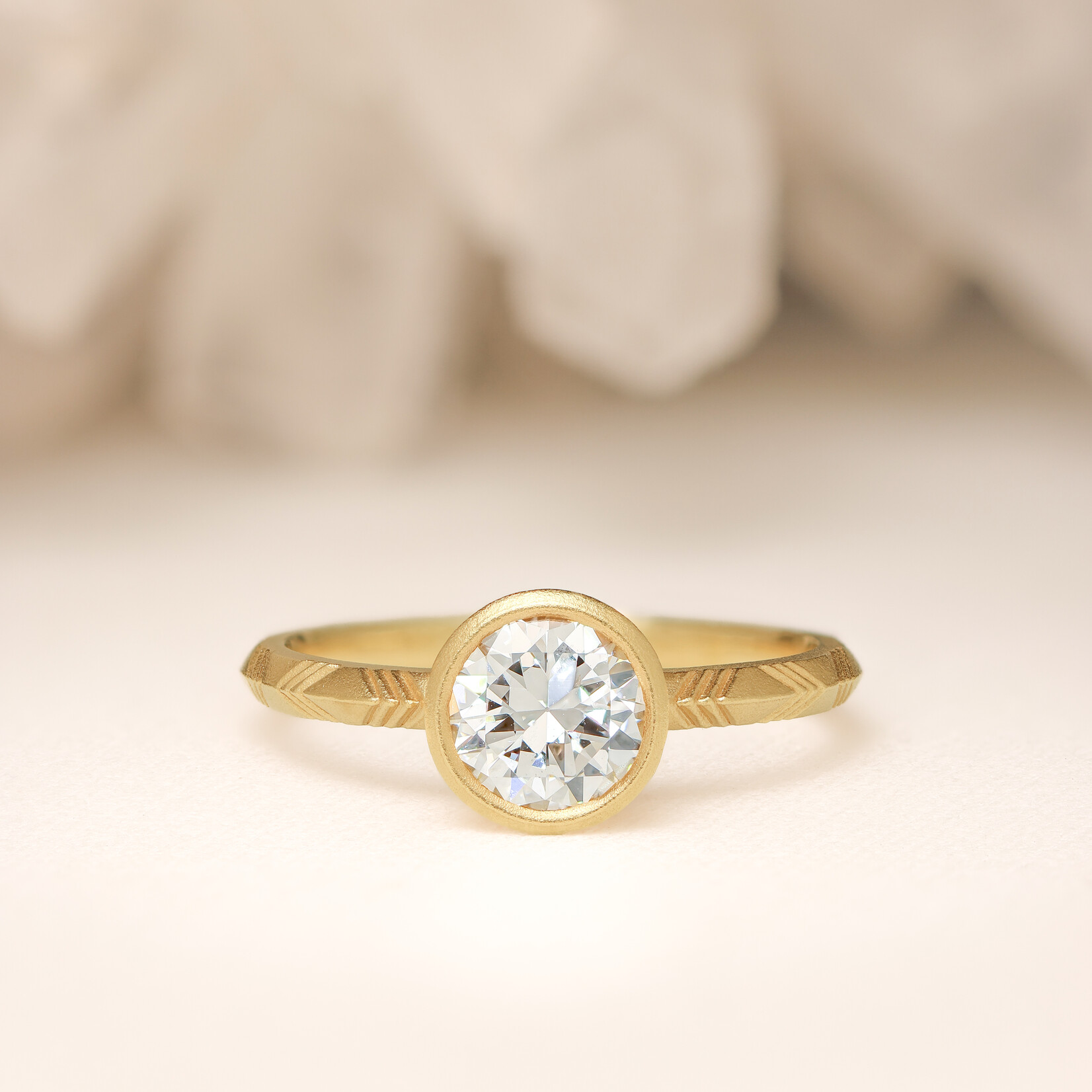 Baxter Moerman Shelby Ring with Round Diamond