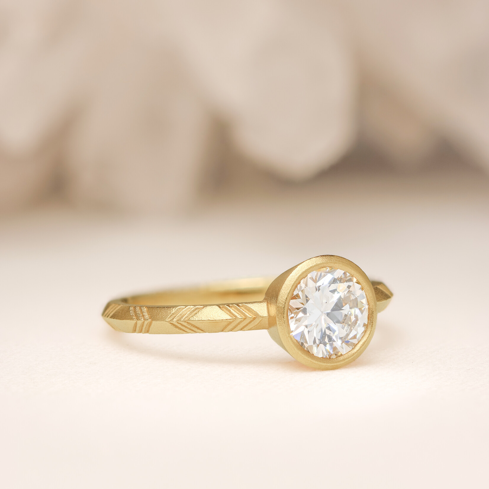 Baxter Moerman Shelby Ring with Round Diamond