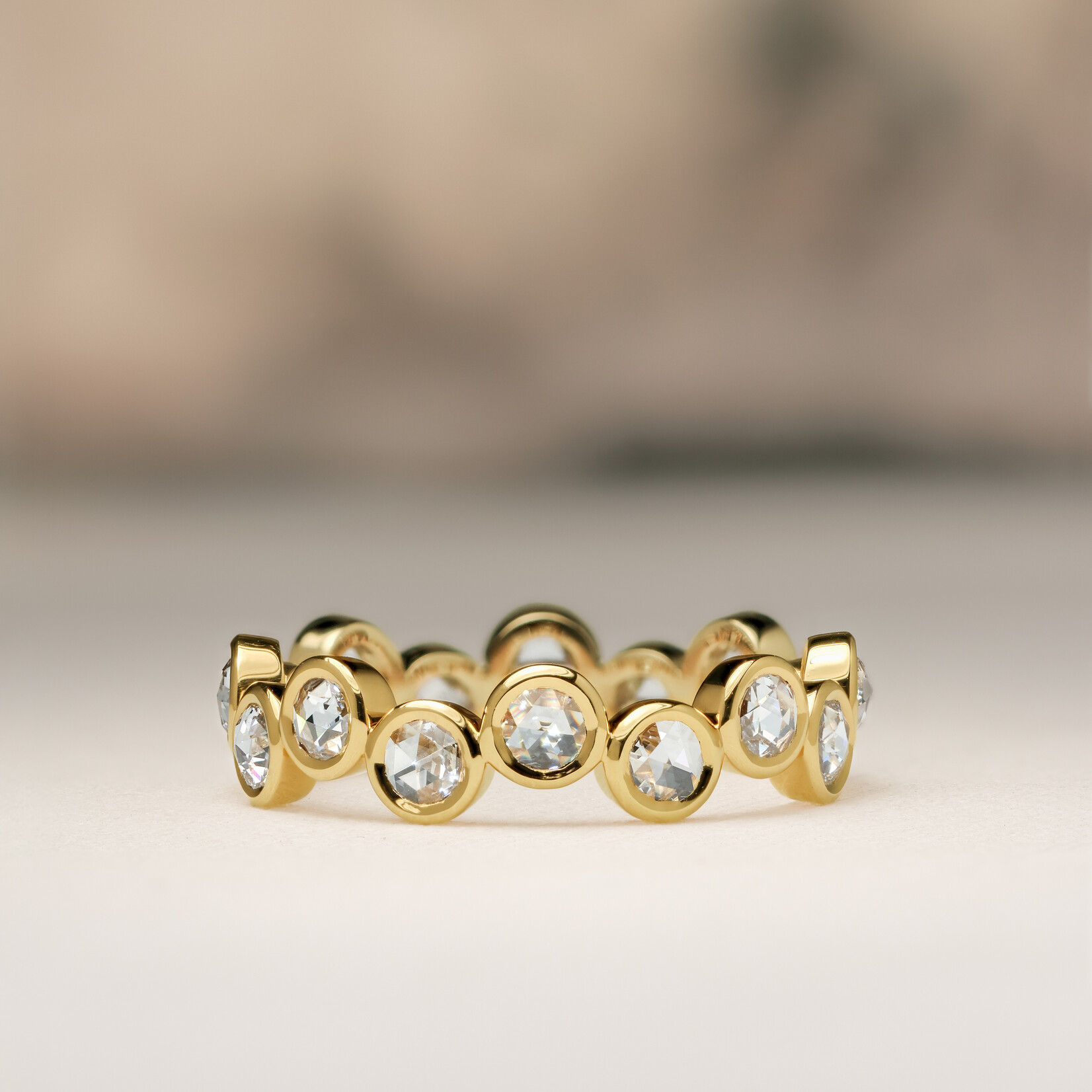 Baxter Moerman Evie Eternity Band with Rose Cut Diamonds