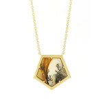 Baxter Moerman Pentagon Dendritic Agate Necklace