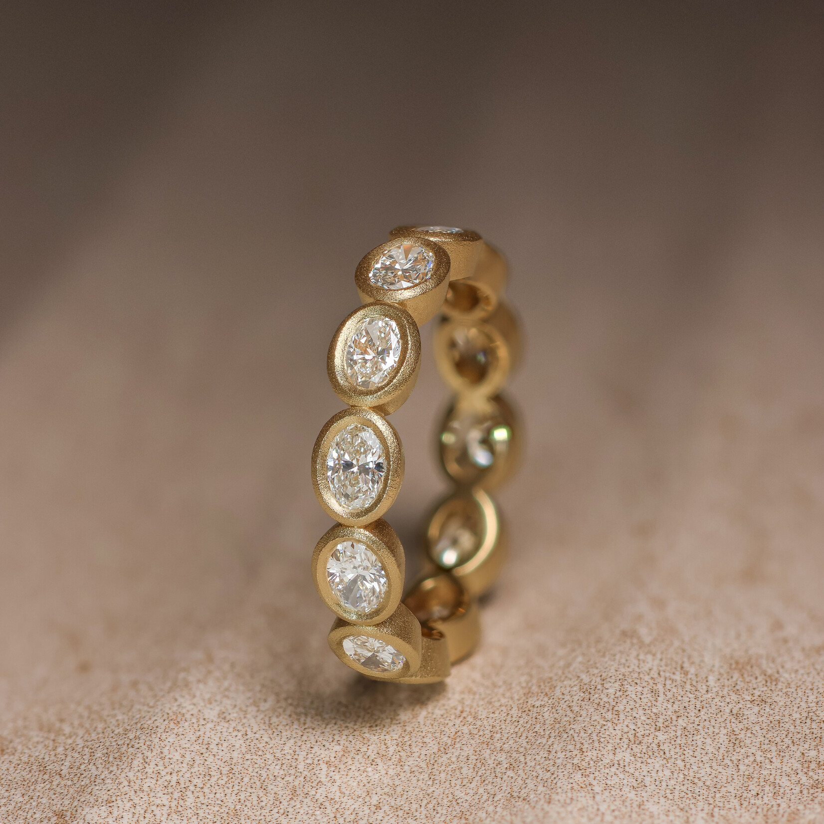 Caitlyn Oval Eternity Band