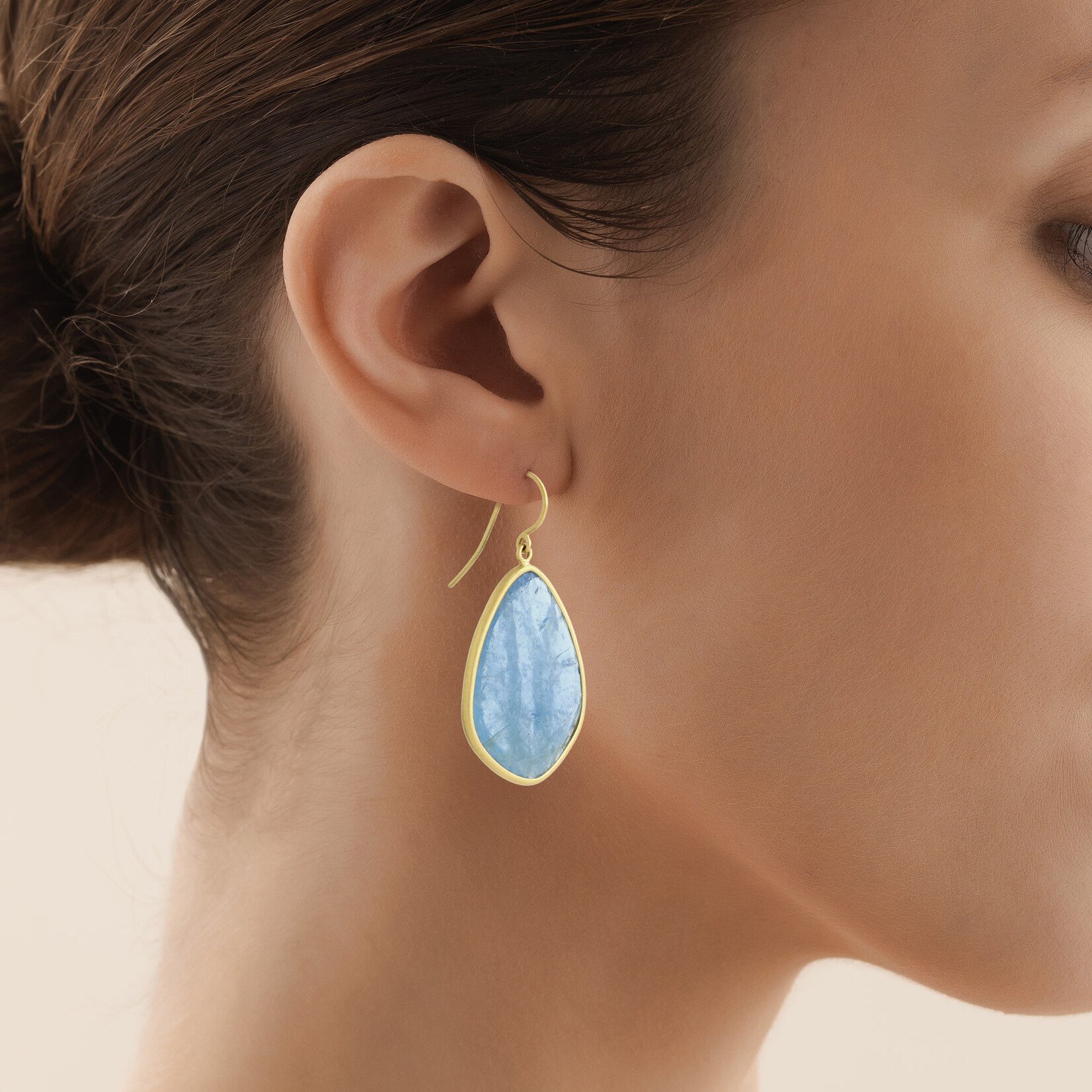 Baxter Moerman Aquamarine Drop Earrings