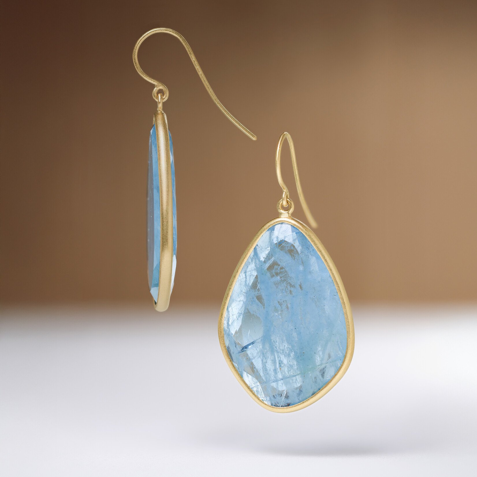 Baxter Moerman Aquamarine Drop Earrings