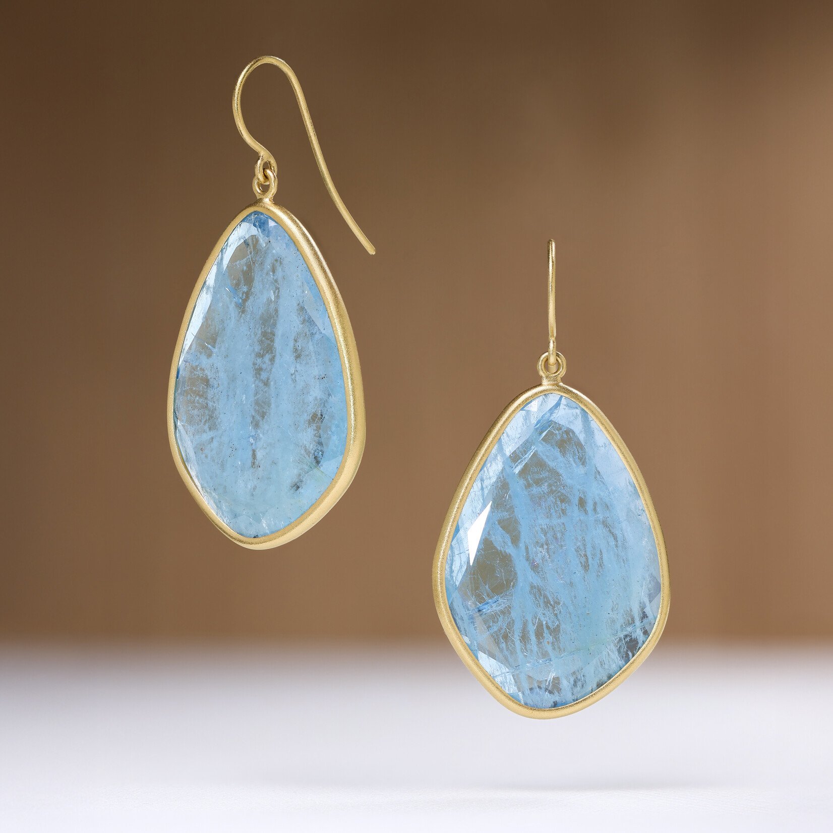 Baxter Moerman Aquamarine Drop Earrings