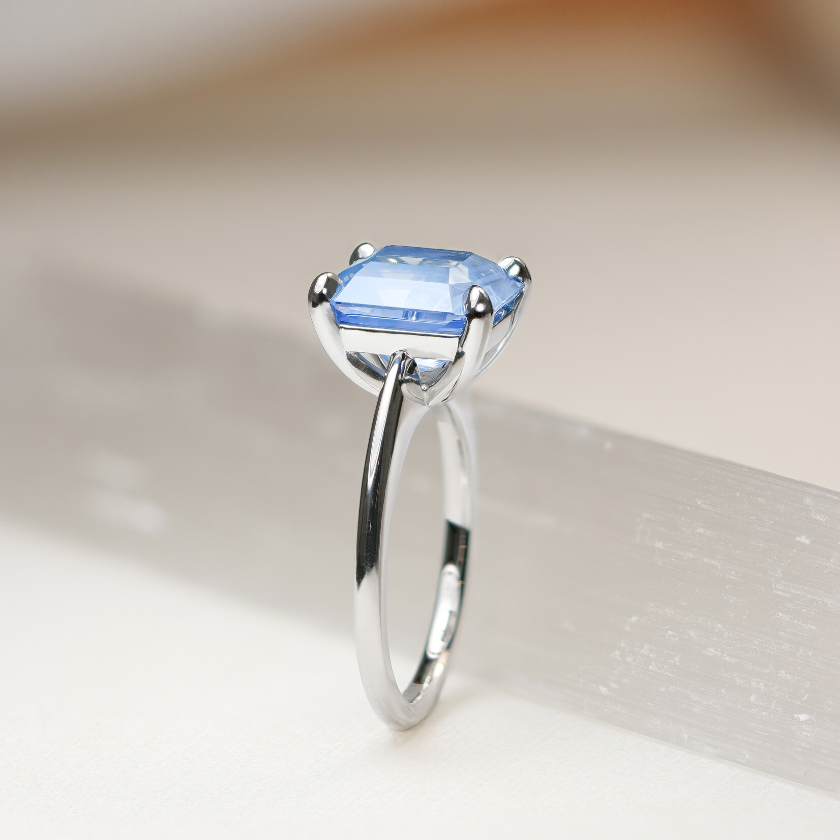 Baxter Moerman Codie Ring with Silky Blue Sapphire