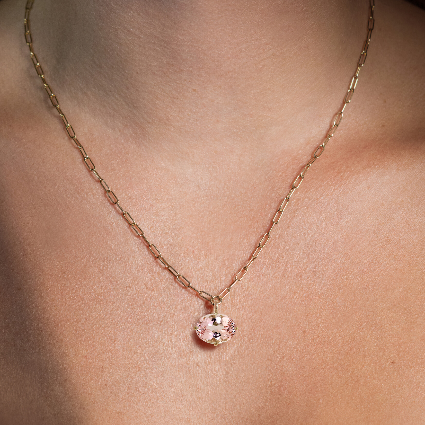 Baxter Moerman Isla Necklace with Morganite