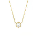 Baxter Moerman Hex Solitaire Necklace with 3/4ct Diamond