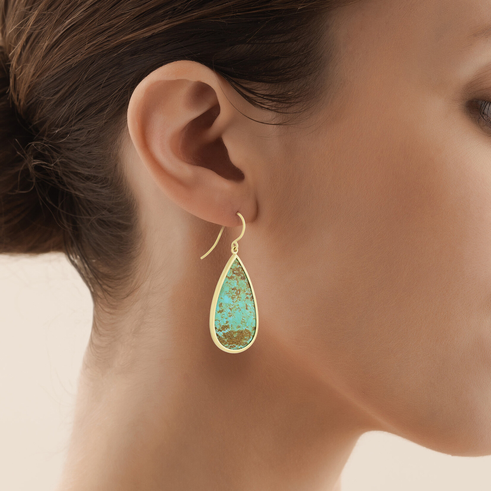 Baxter Moerman Mine 8 Turquoise Drop Earrings