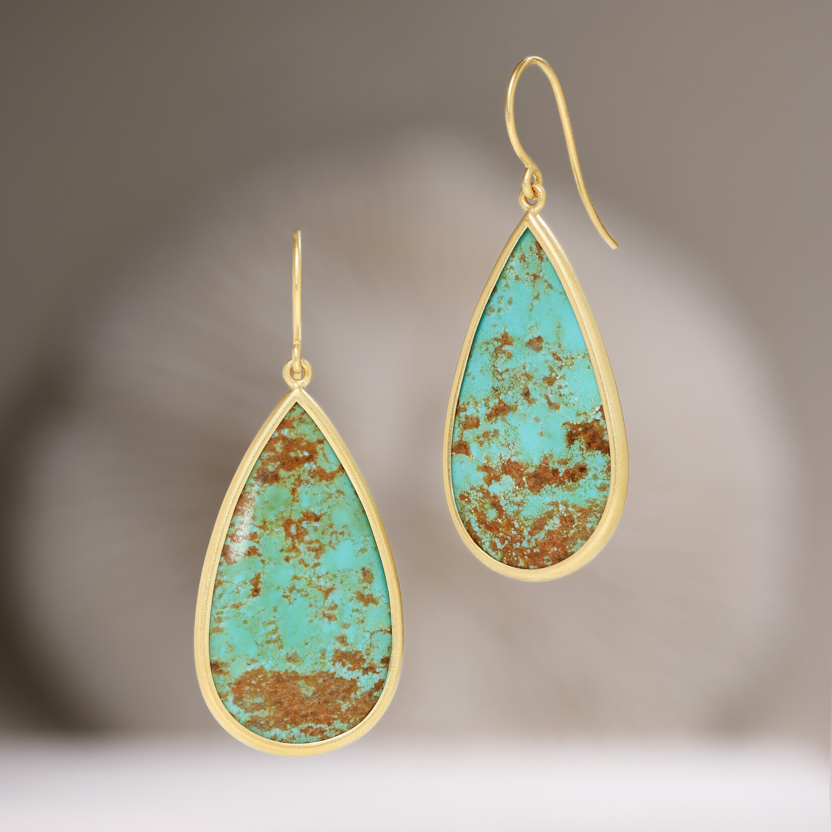 Baxter Moerman Mine 8 Turquoise Drop Earrings