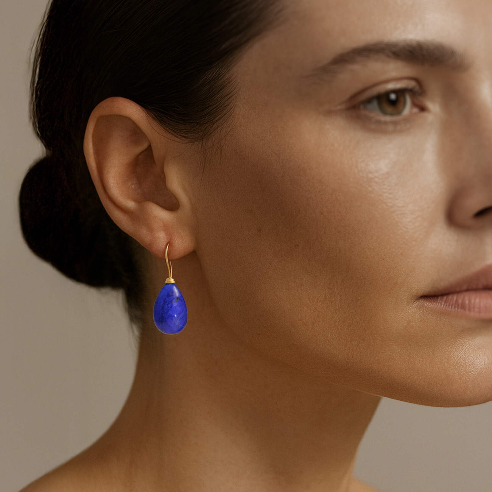 Lapis Drop Earrings
