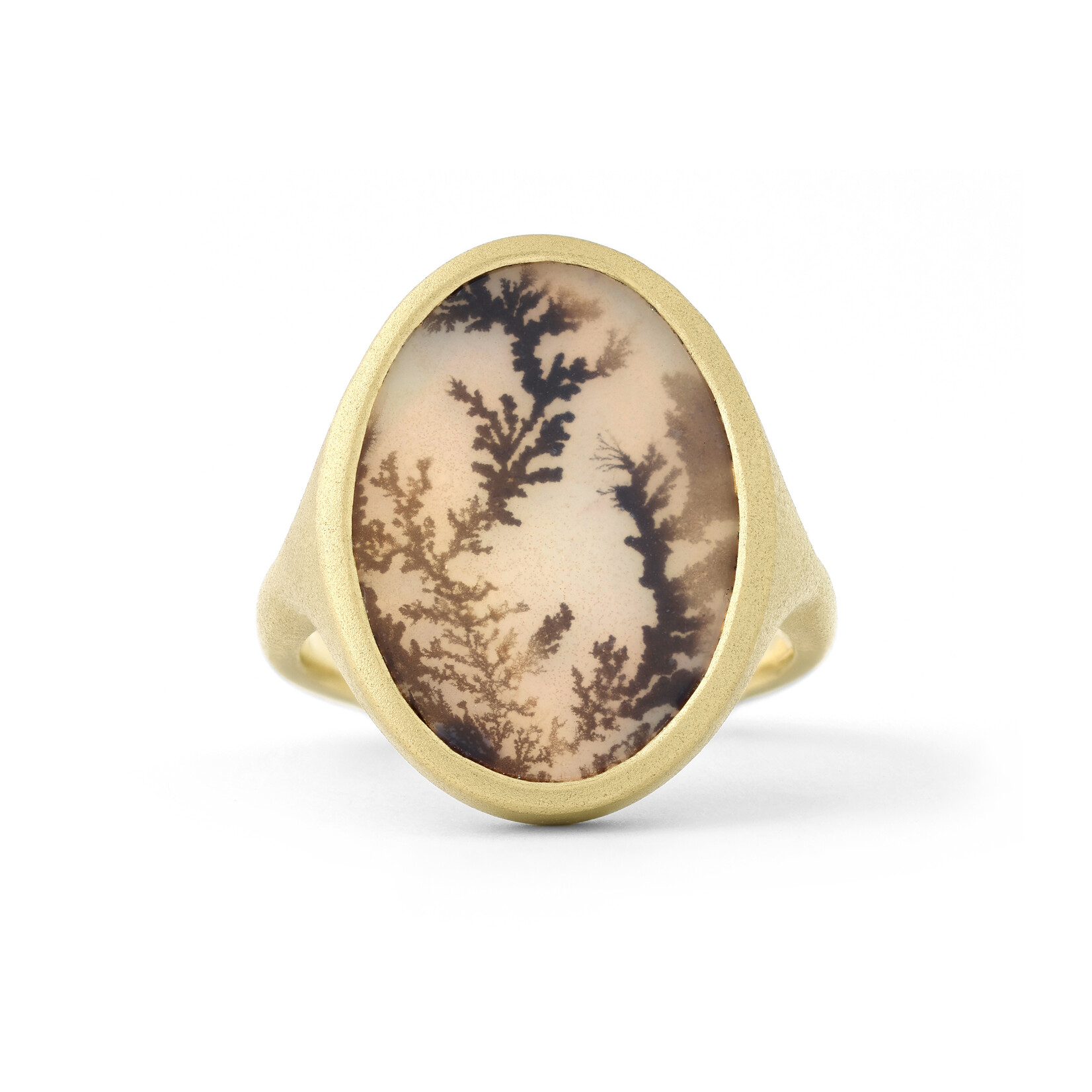 Baxter Moerman Kira Ring with Dendritic Agate