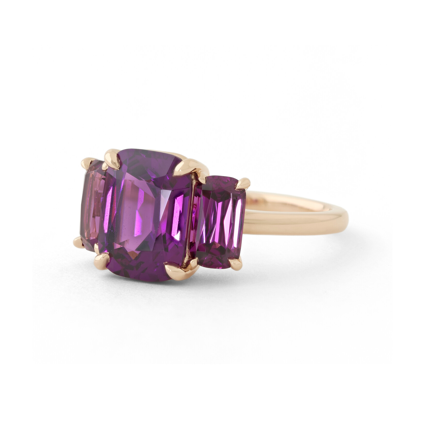 Baxter Moerman Penelope Ring with Purple Garnet
