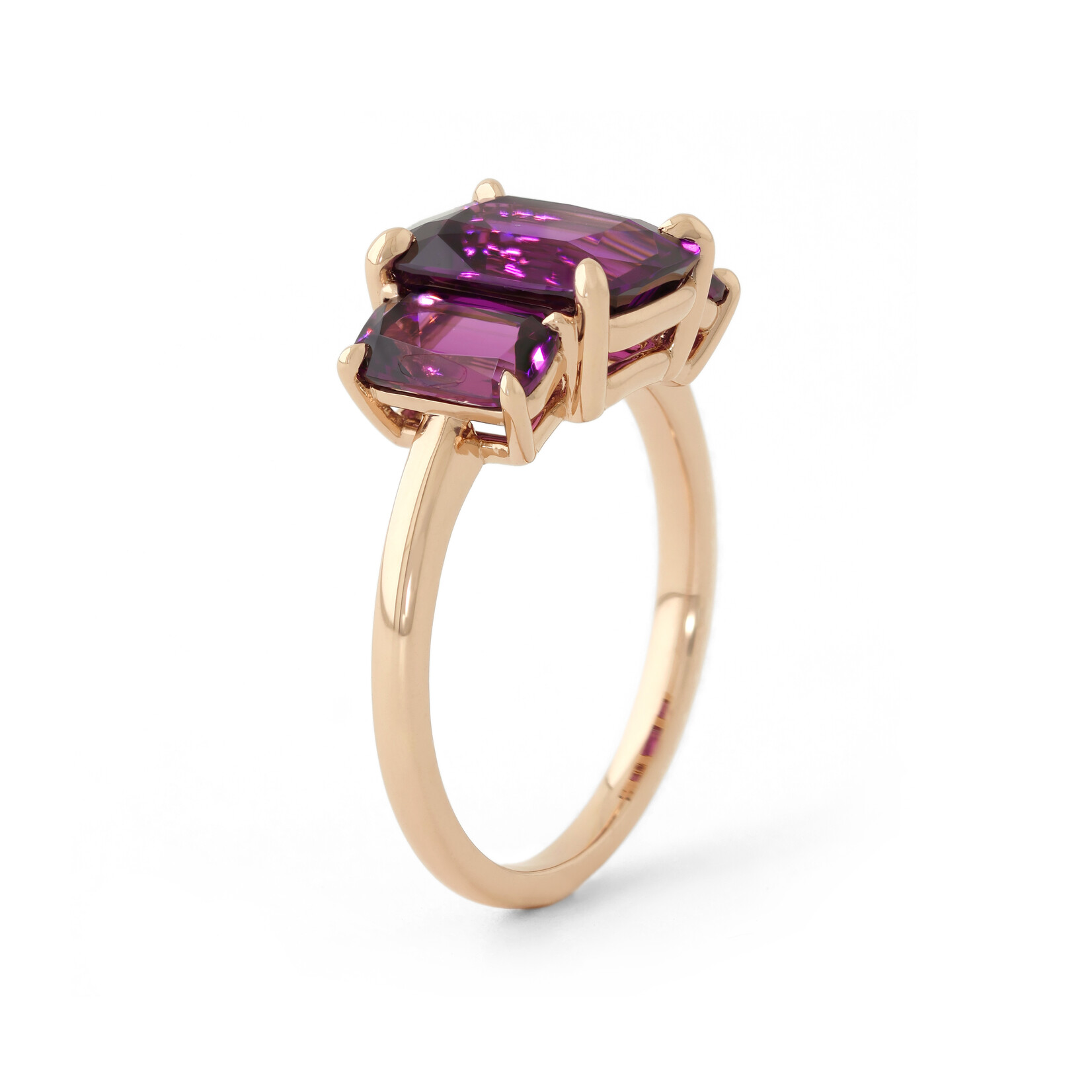 Baxter Moerman Penelope Ring with Purple Garnet