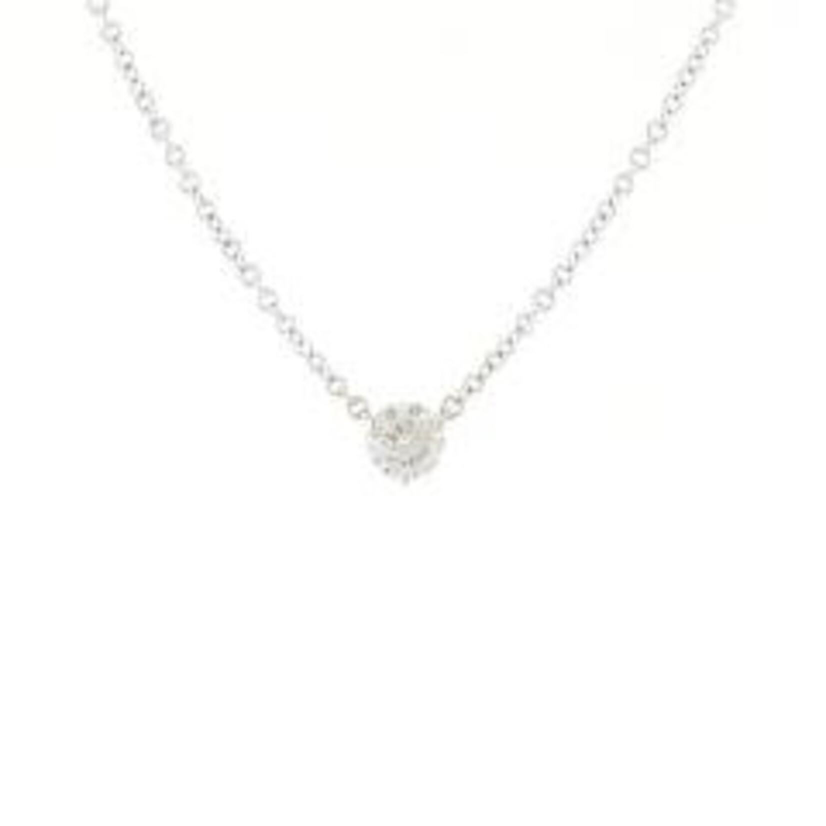 Baxter Moerman Diamond Solitaire Necklace 1/3ct in Platinum