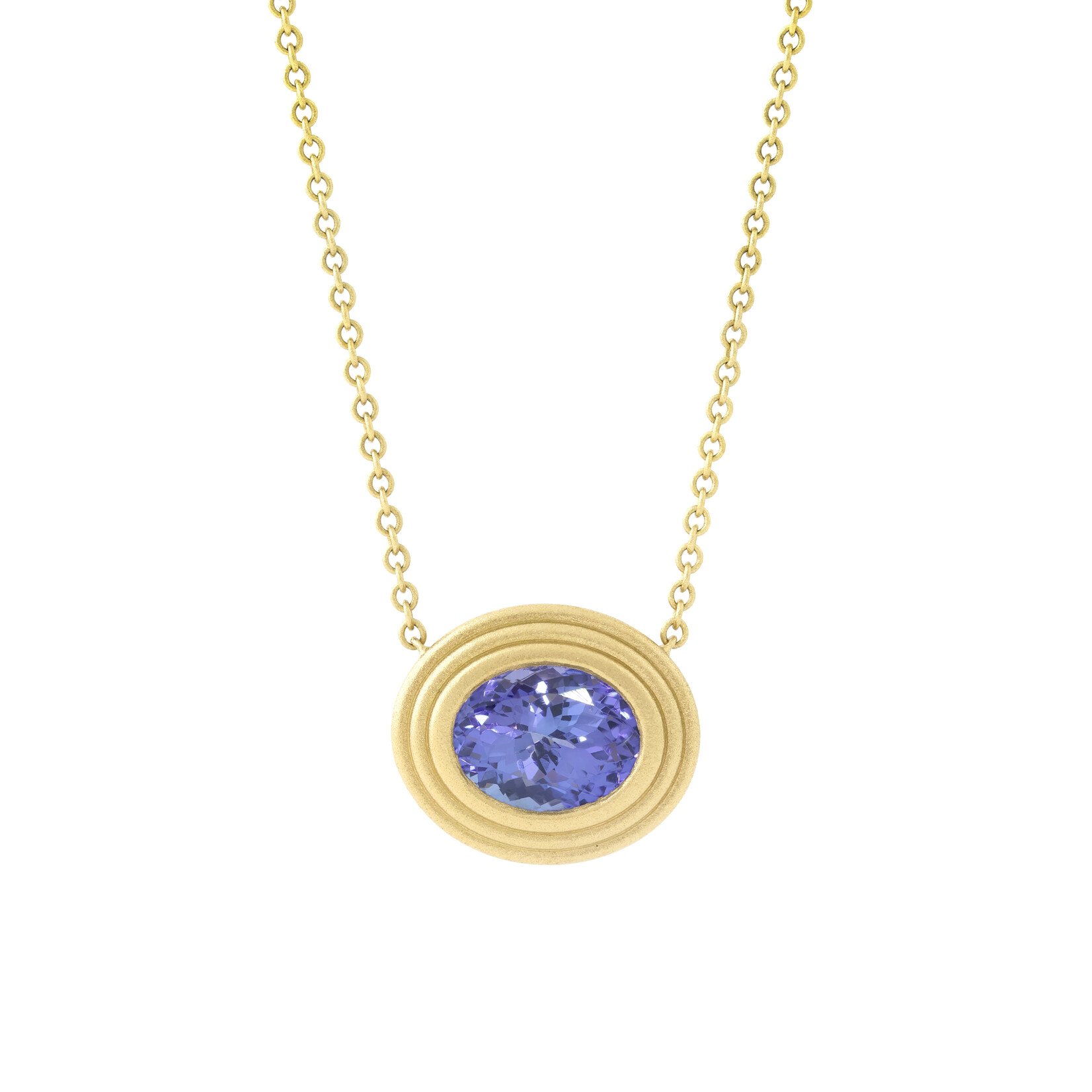 Baxter Moerman Ripple Necklace with Tanzanite