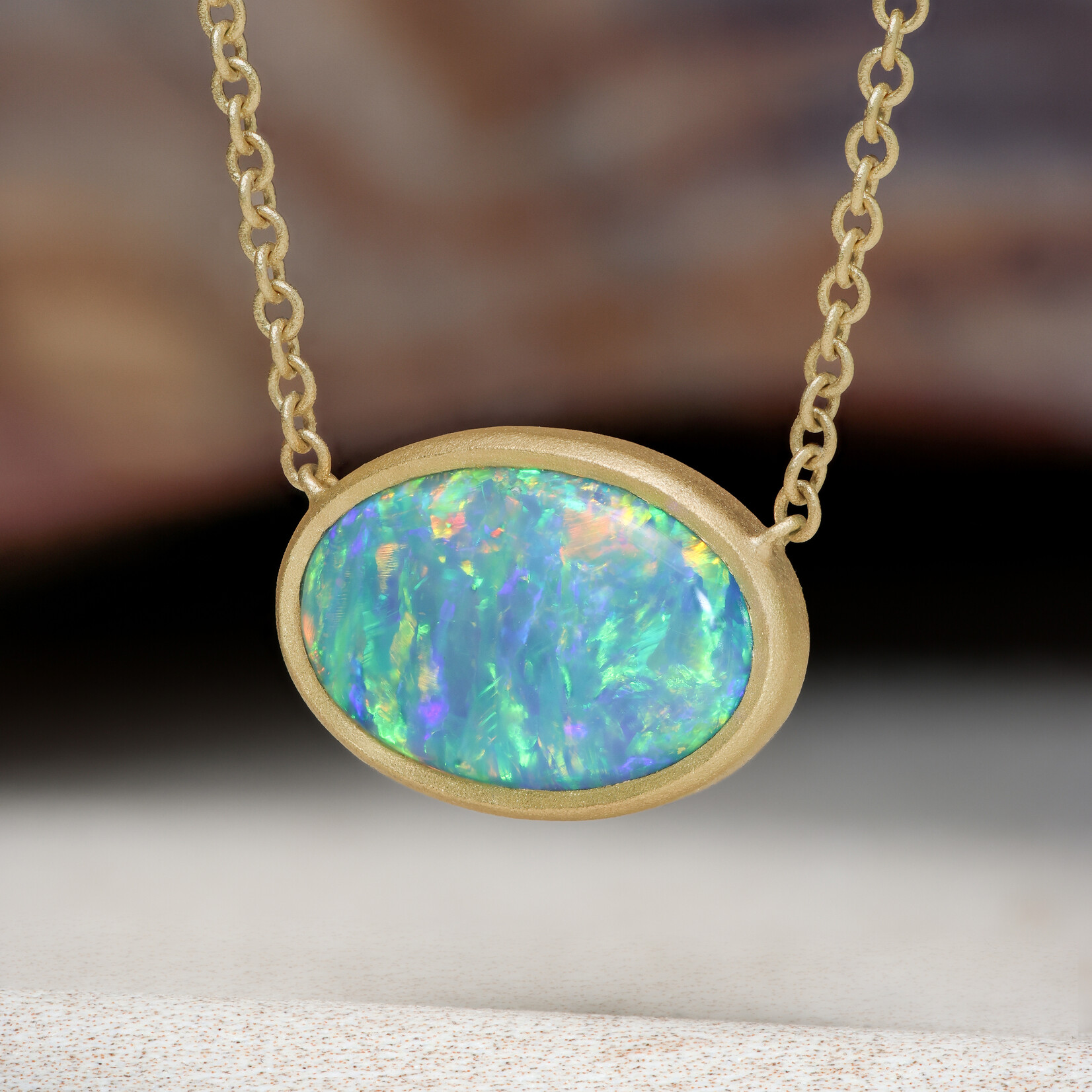 Baxter Moerman Crystal Opal Necklace