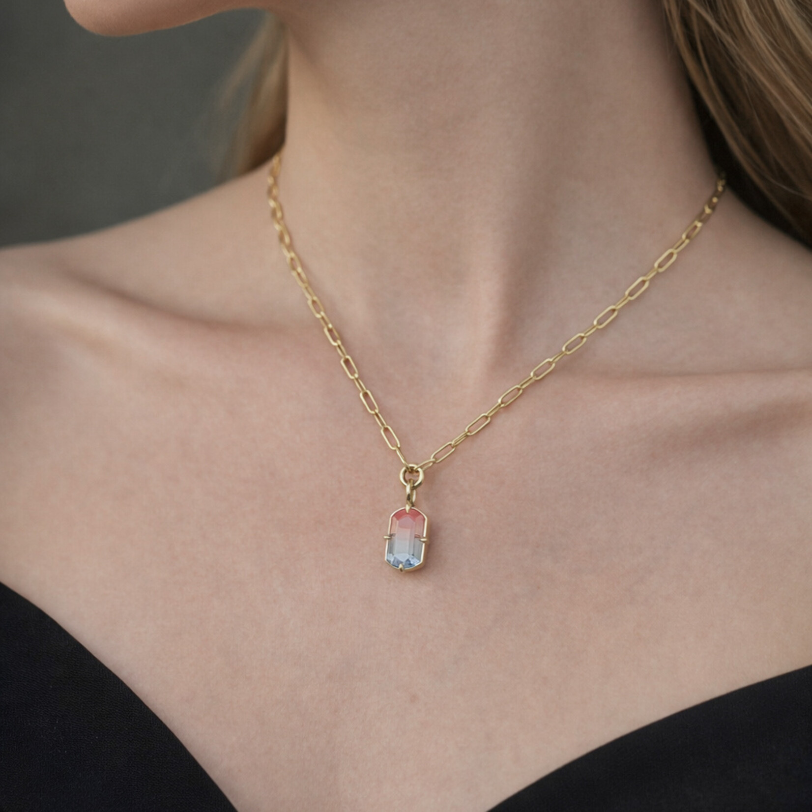 Baxter Moerman Isla Necklace with Bi-Color Tourmaline