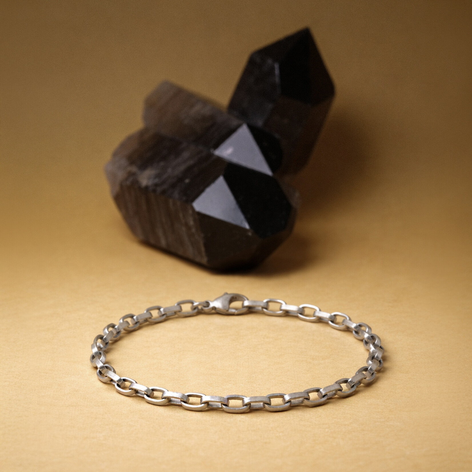 Baxter Moerman Roxy Mini Link Bracelet Platinum