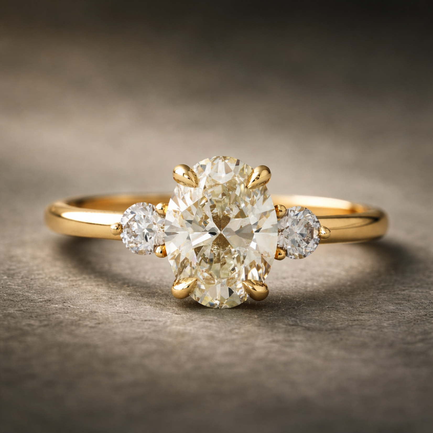 Baxter Moerman Riley Engagement Ring with Oval Diamond
