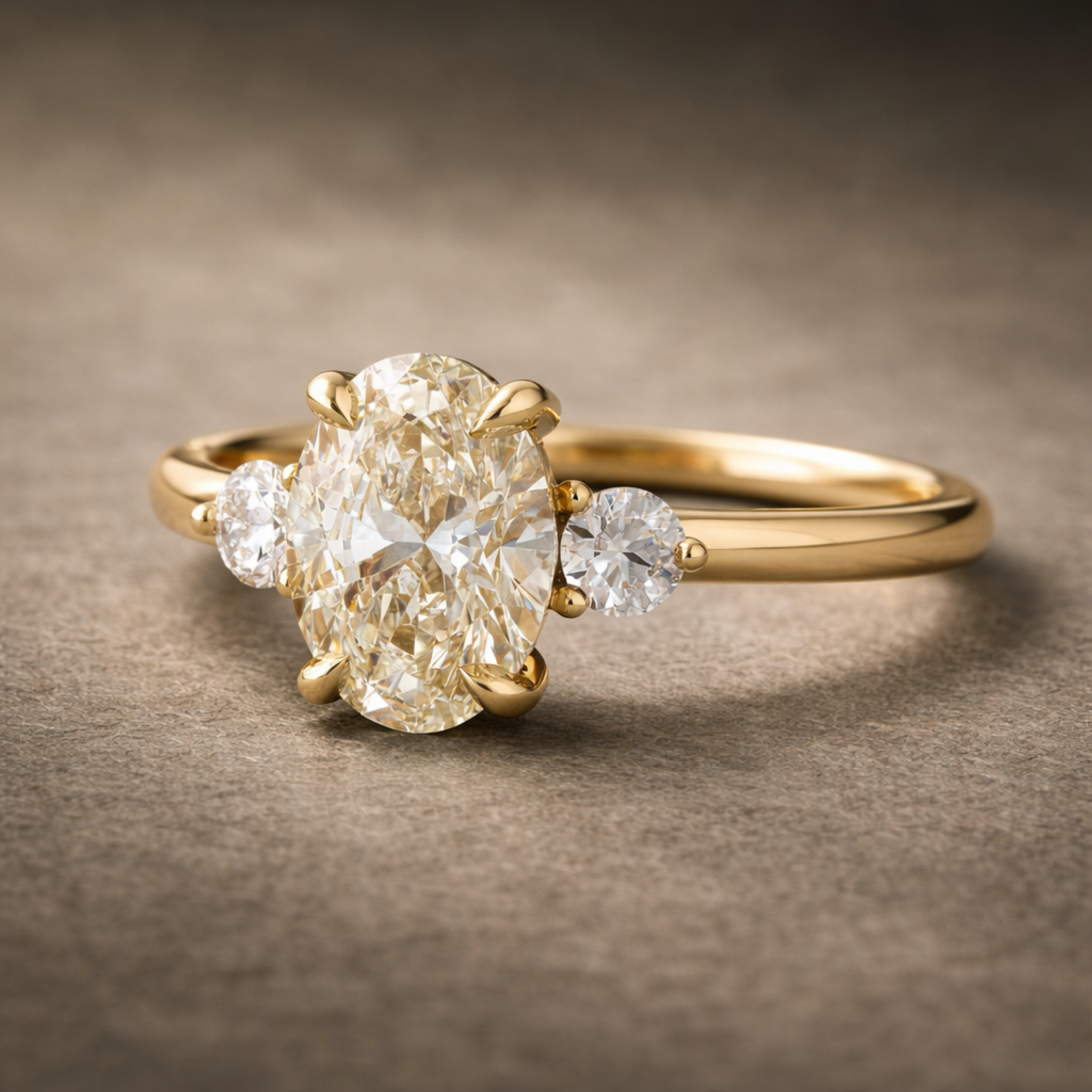Baxter Moerman Riley Engagement Ring with Oval Diamond