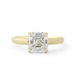 Baxter Moerman Aiko Ring with Asscher Lab Grown Diamond and Hidden Halo