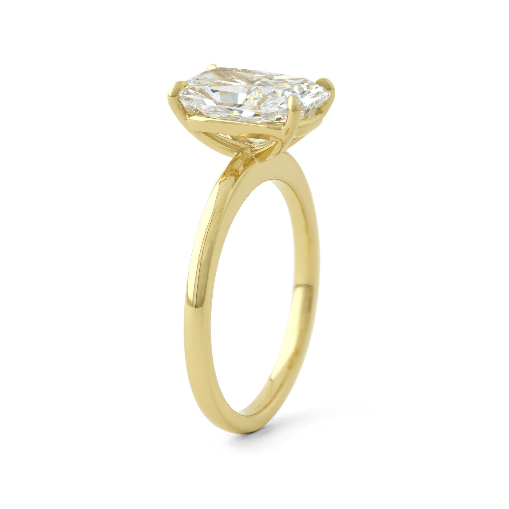 Baxter Moerman Chelsea Ring with Radiant Cut Lab Diamond