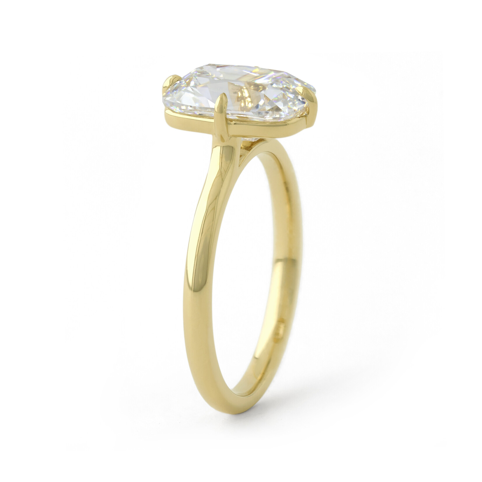 Baxter Moerman Isla Ring Mine Cut Lab Diamond