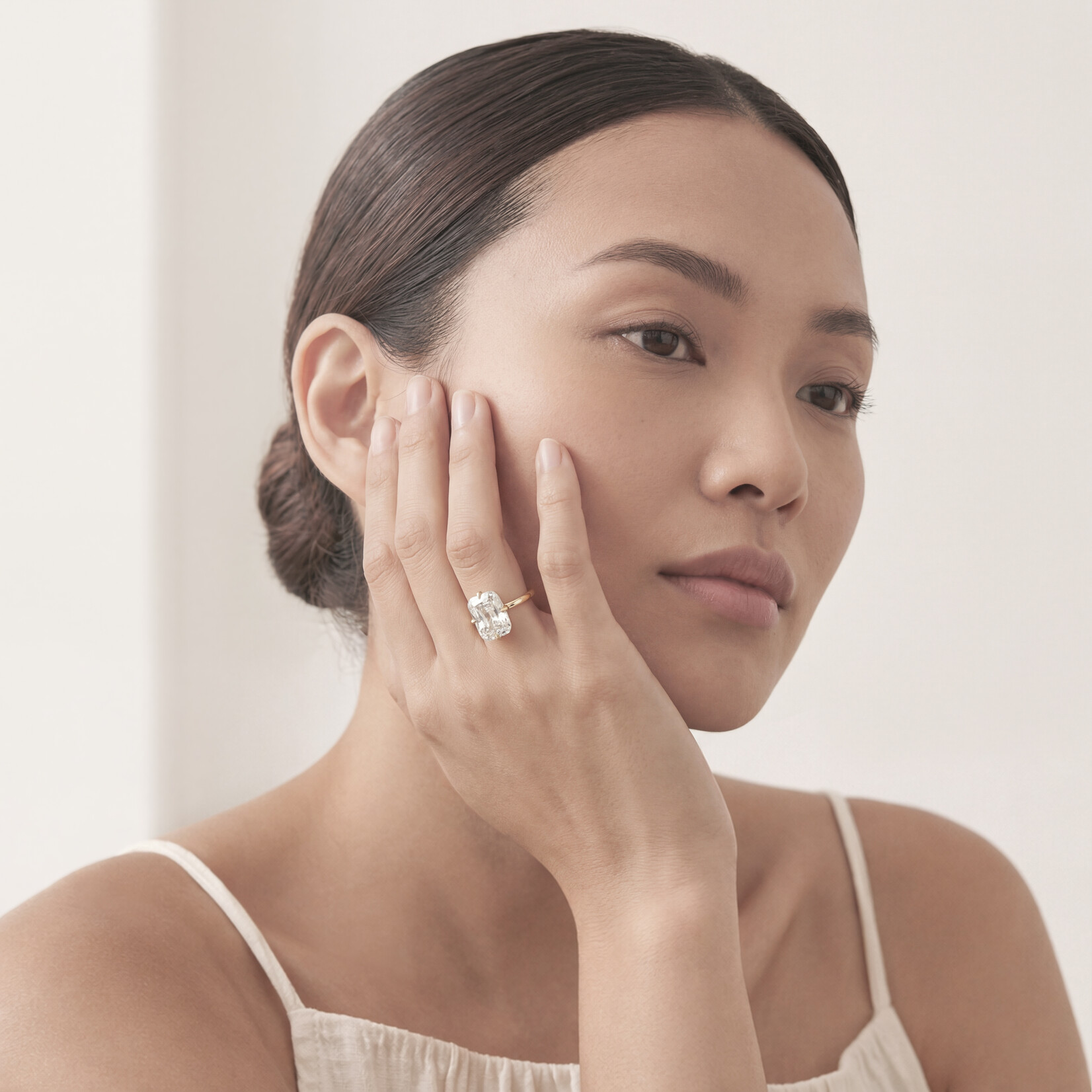 Baxter Moerman Isla Ring Mine Cut Lab Diamond