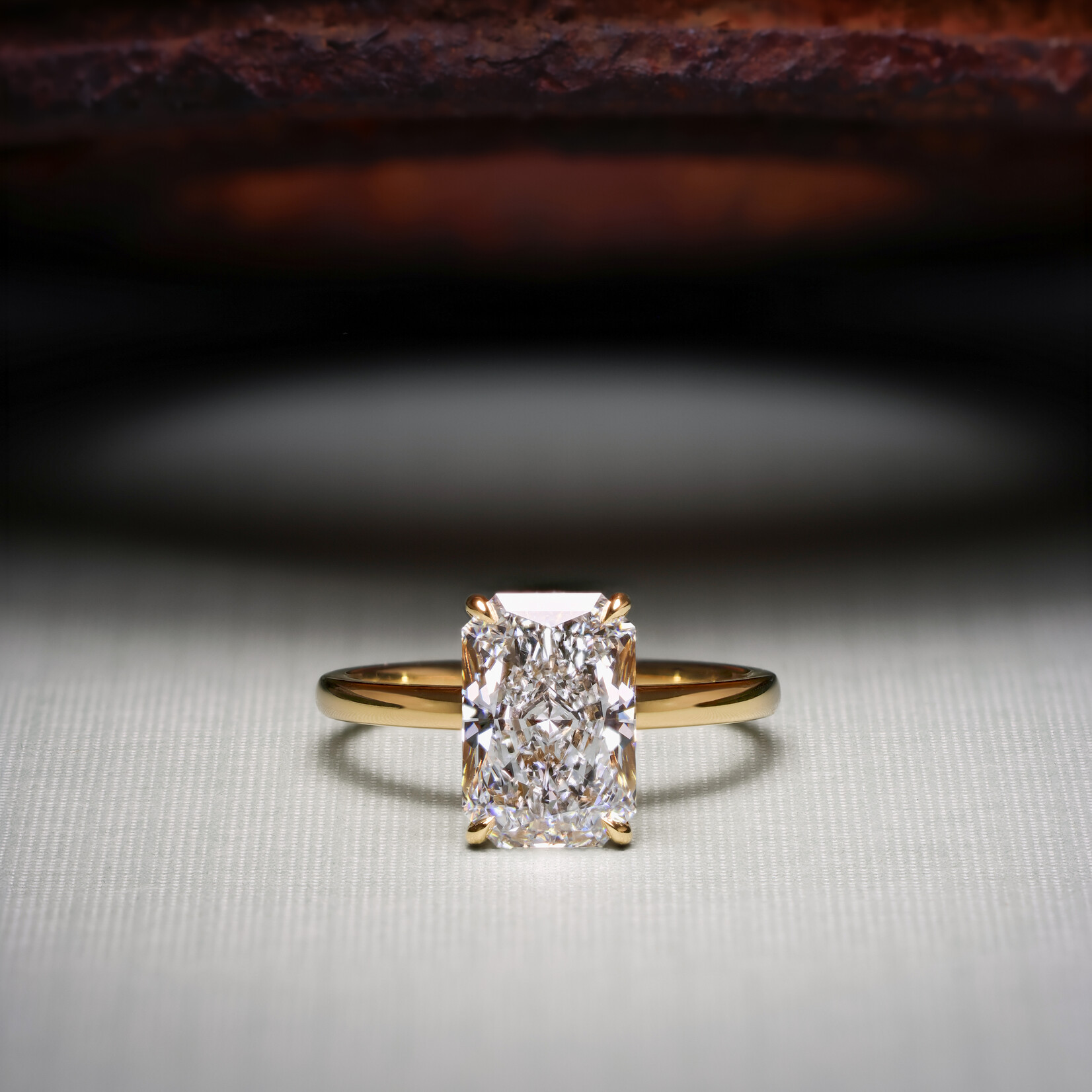 Baxter Moerman Chelsea Ring with Radiant Cut Lab Diamond