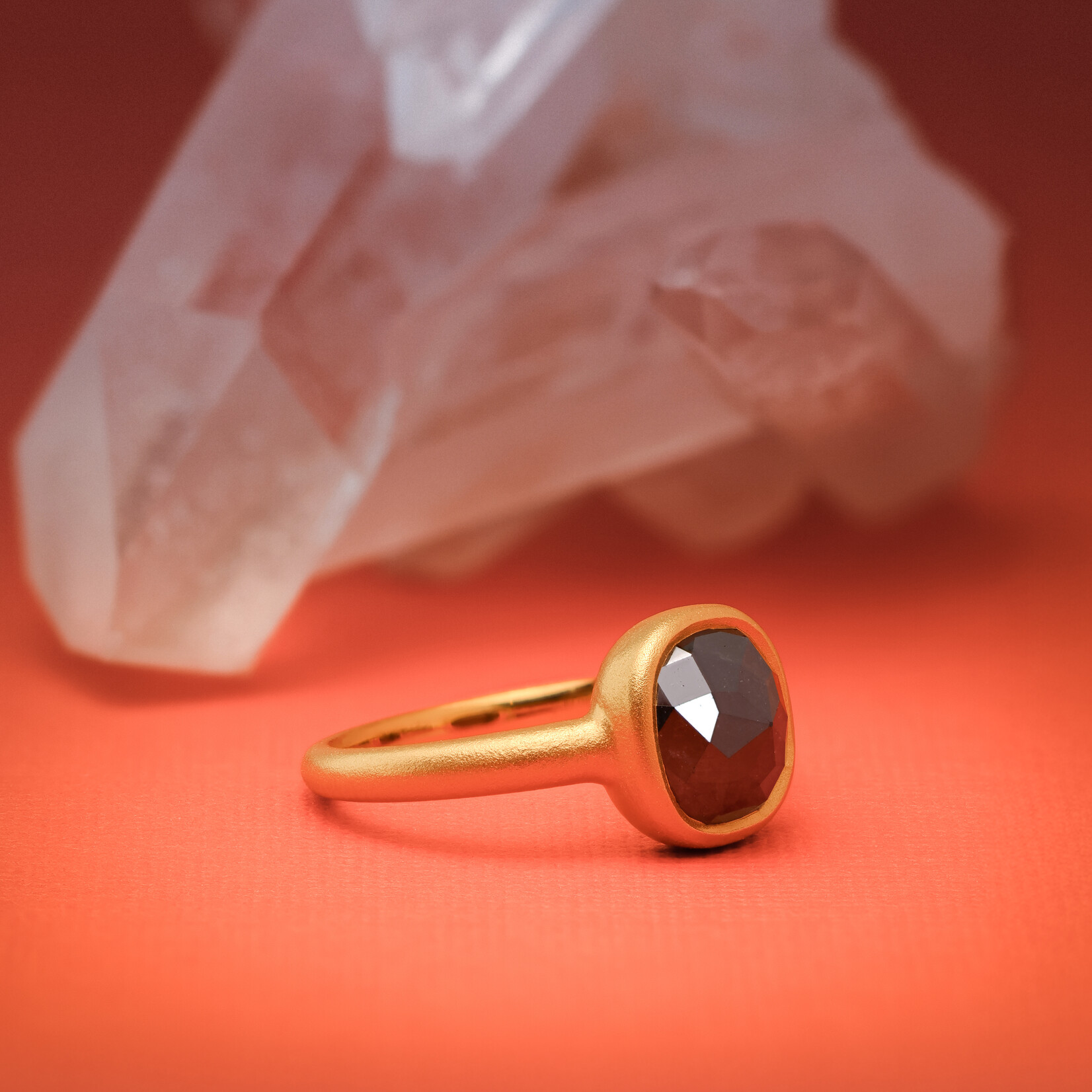 Baxter Moerman Kira Ring  with Natural Black Diamond