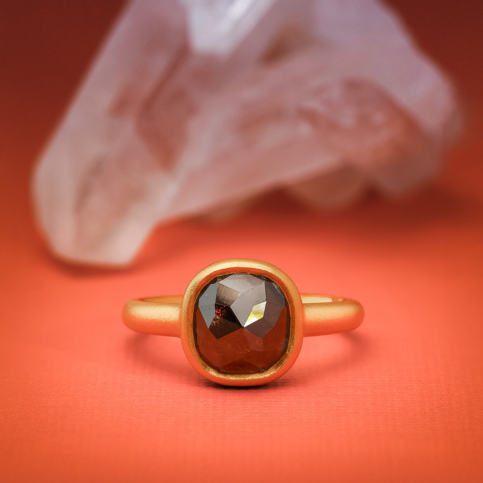 Baxter Moerman Kira Ring  with Natural Black Diamond