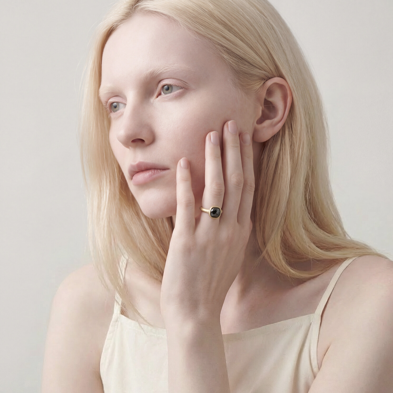 Baxter Moerman Kira Ring  with Natural Black Diamond