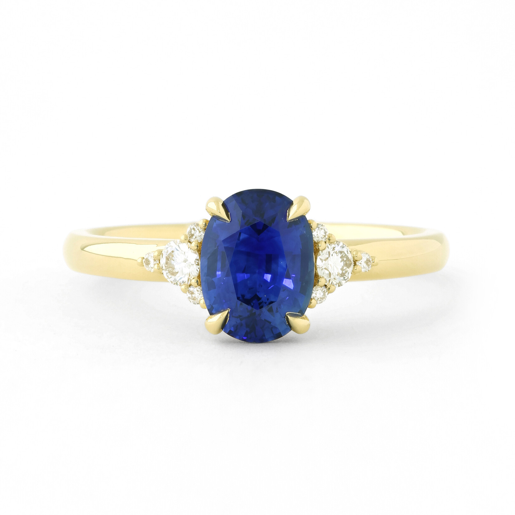 Baxter Moerman Maddie Ring with Blue Sapphire