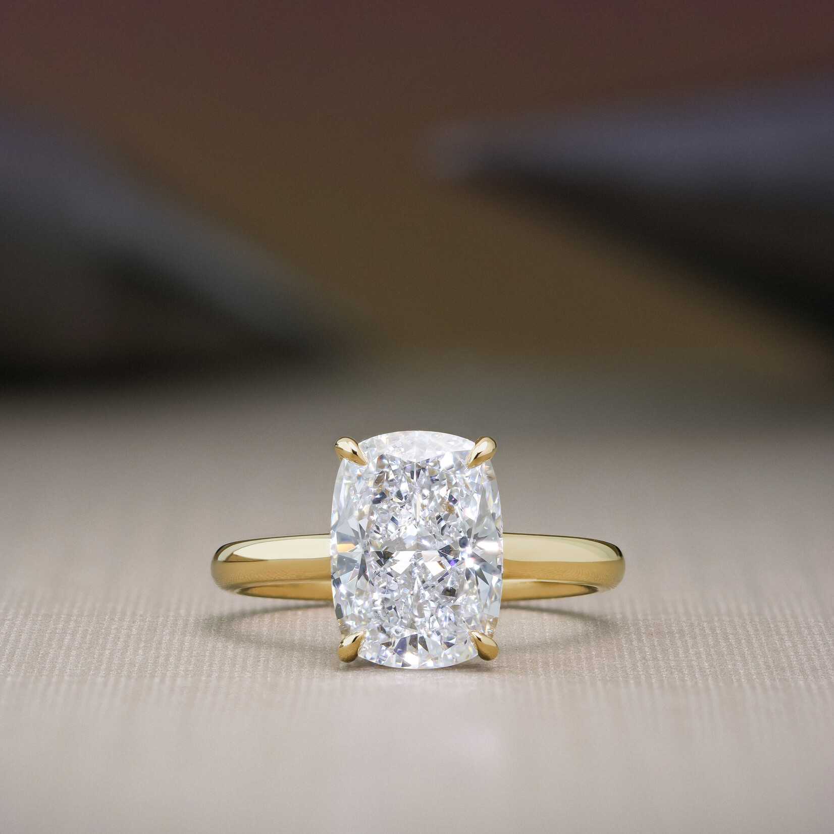 Baxter Moerman Gwen Ring  with Cushion Cut Lab Grown Diamond