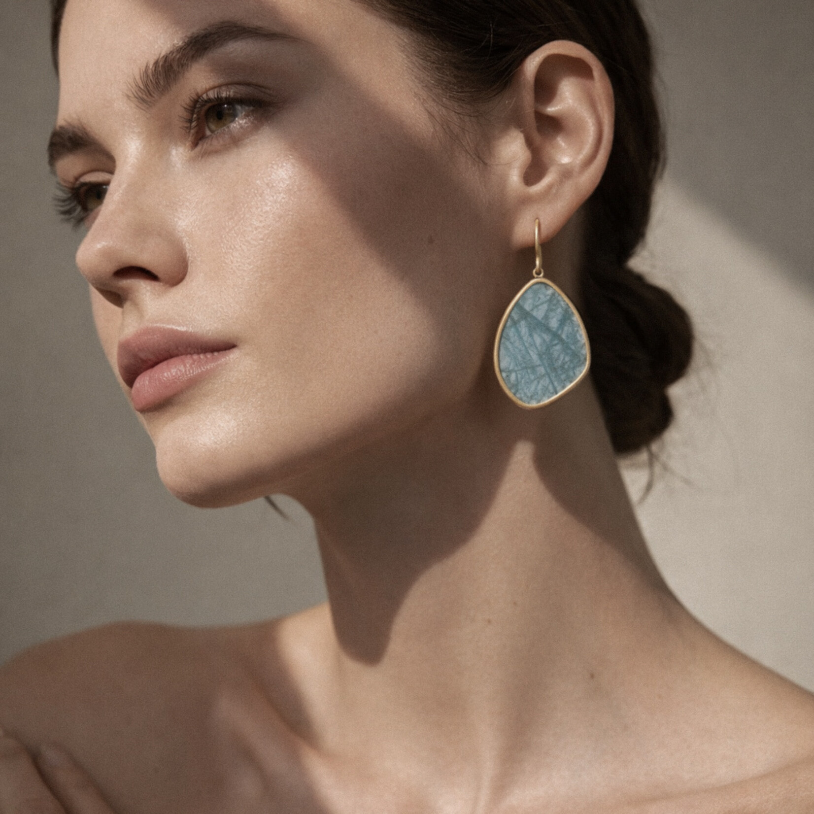 Baxter Moerman Aquamarine Drop Earrings