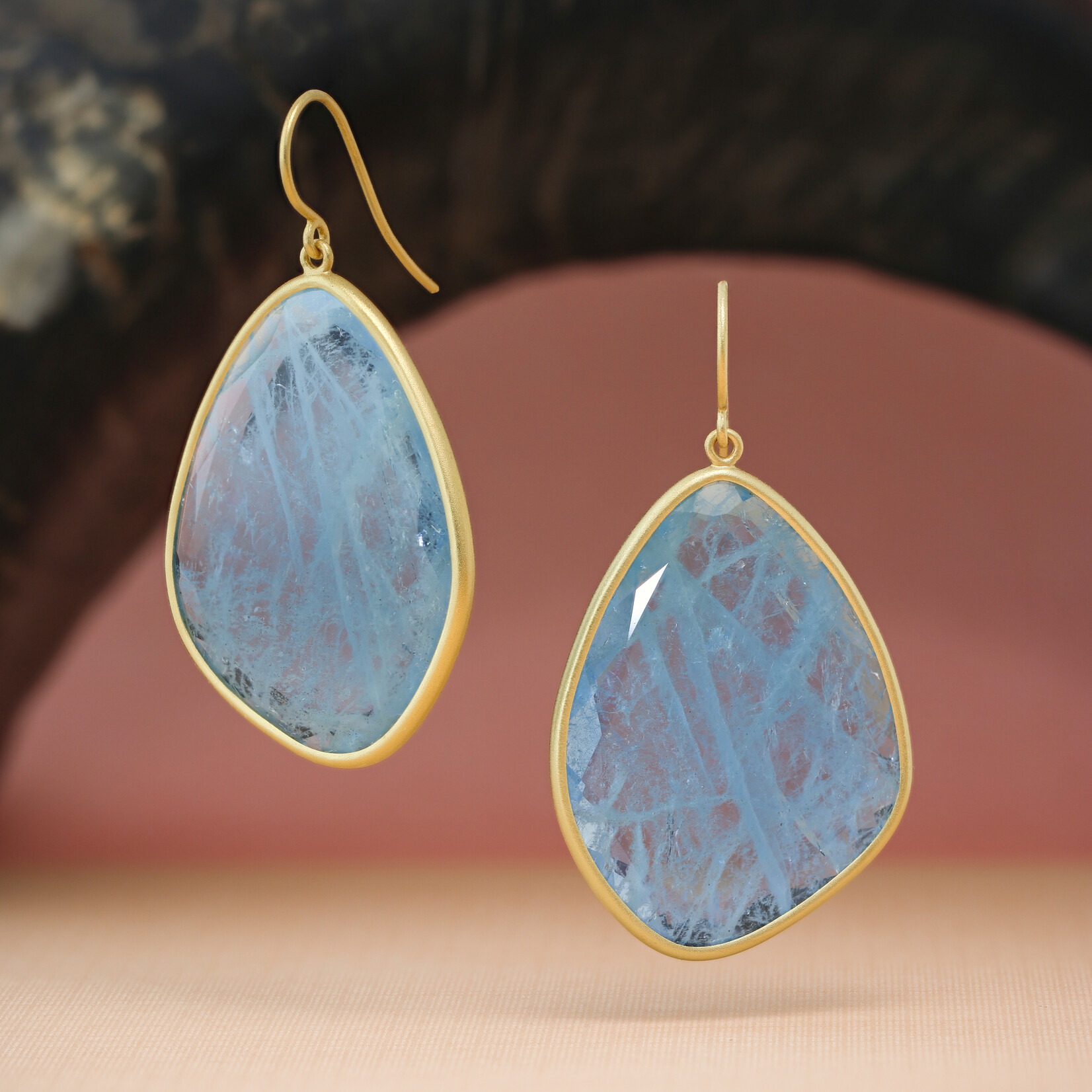 Baxter Moerman Aquamarine Drop Earrings