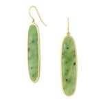 Baxter Moerman Brazilian Green Jade Drop Earrings