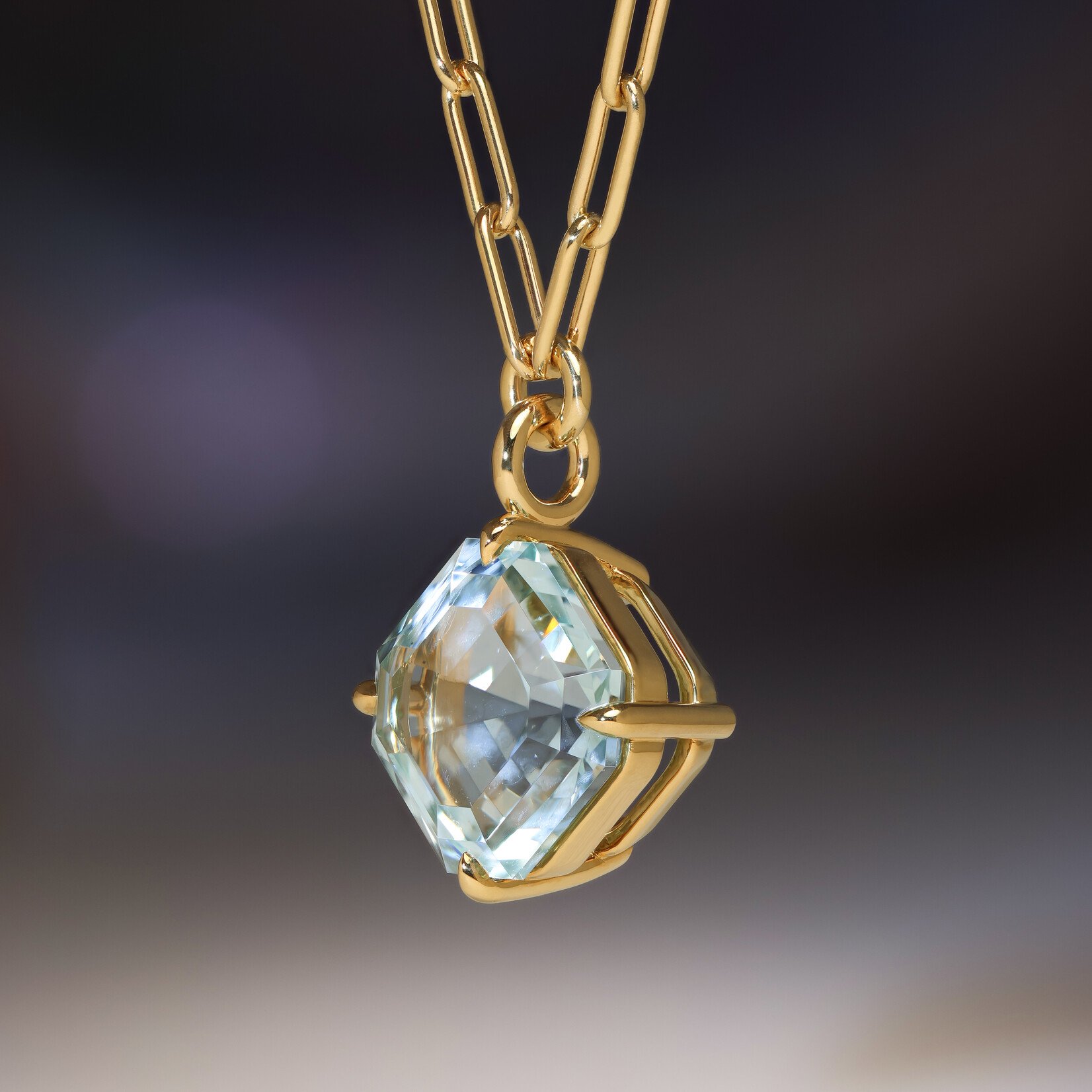 Baxter Moerman Isla Necklace with Aquamarine