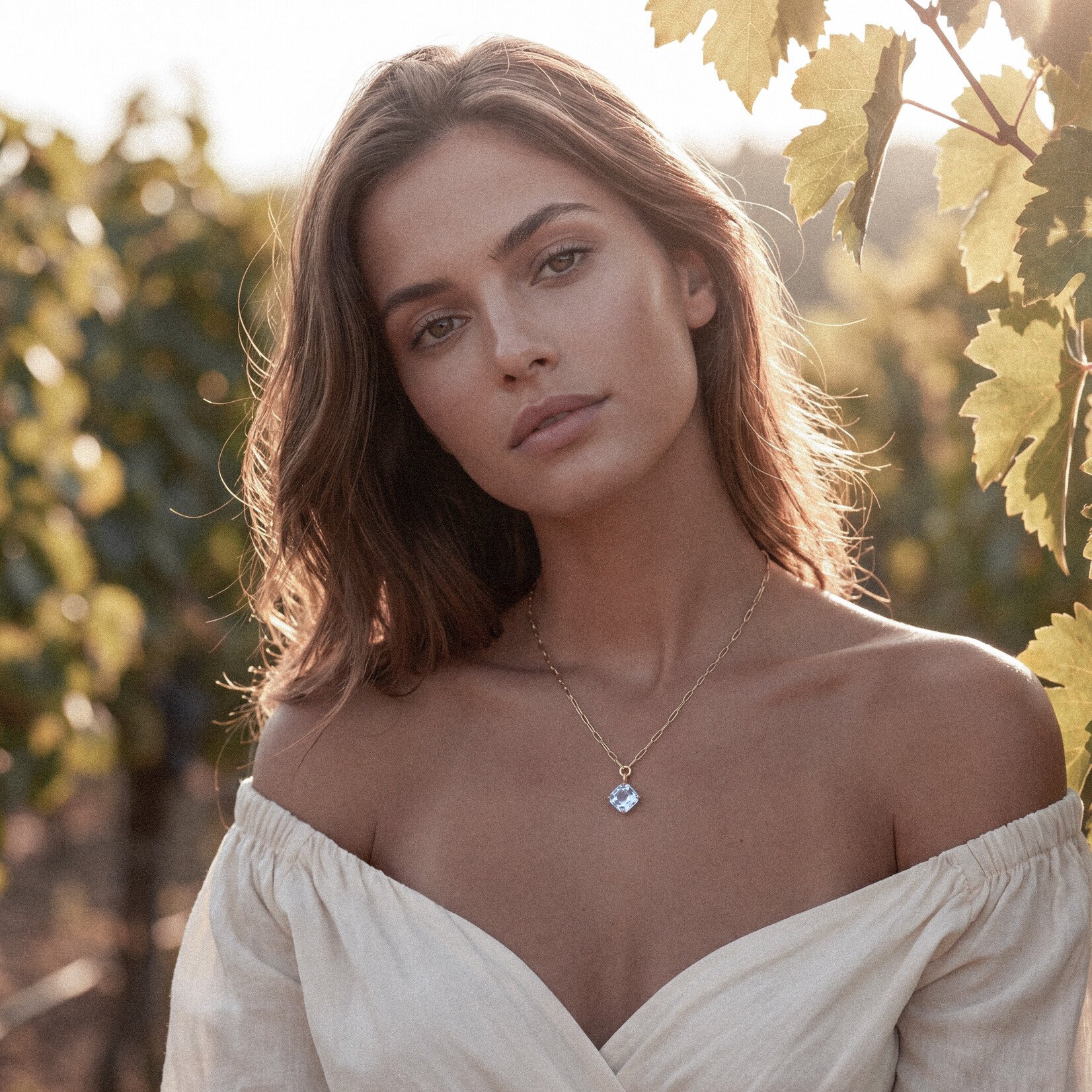 Baxter Moerman Isla Necklace with Aquamarine