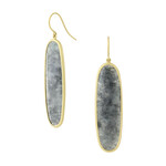 Baxter Moerman Brazilian Grey Jade Drop Earrings